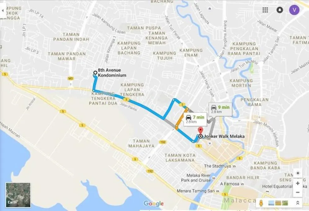 アパート Melaka Easy Homestay